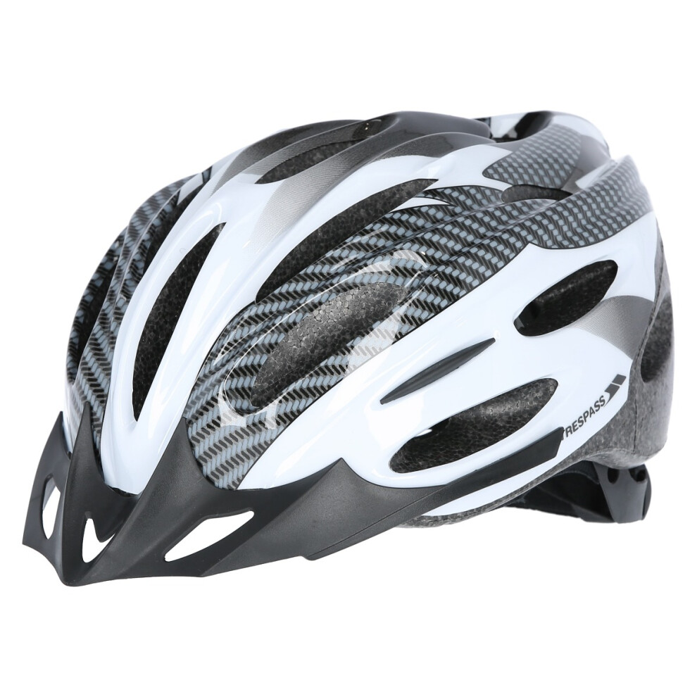 Trespass (L/Xl, White) Adult Bike Helmet Crankster