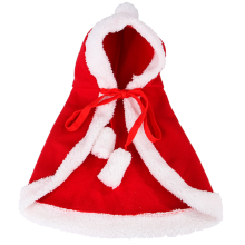 Cat Christmas Clothes Soft Thick Christmas Coat With Hat Cat And Dog Christmas Costume
