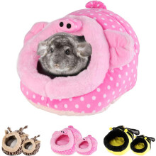 Plush Guinea Pig Basket Soft And Comfortable Nest Bed House Kennel Cave Warm Shelter
