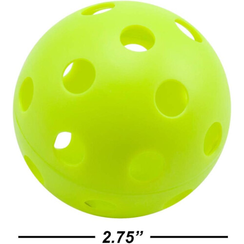 12-Pack Of Training Practice Plastic Baseballslightweight Ballsgreen 2