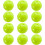 12-Pack Of Training Practice Plastic Baseballslightweight Ballsgreen 1