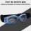 Dogsunglasses,Adjustable Strap For Uv Sunglasses,Blue Frame Gray Piece 5