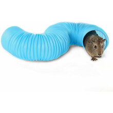 Tunnel?Pet Fun Tunnel-Blue,Tunnel,Pet Fun Tunnel-Bluesmall Pet Fun Tunnel, 39 X 4 Inches - Fit Adult Ferrets And Rats
