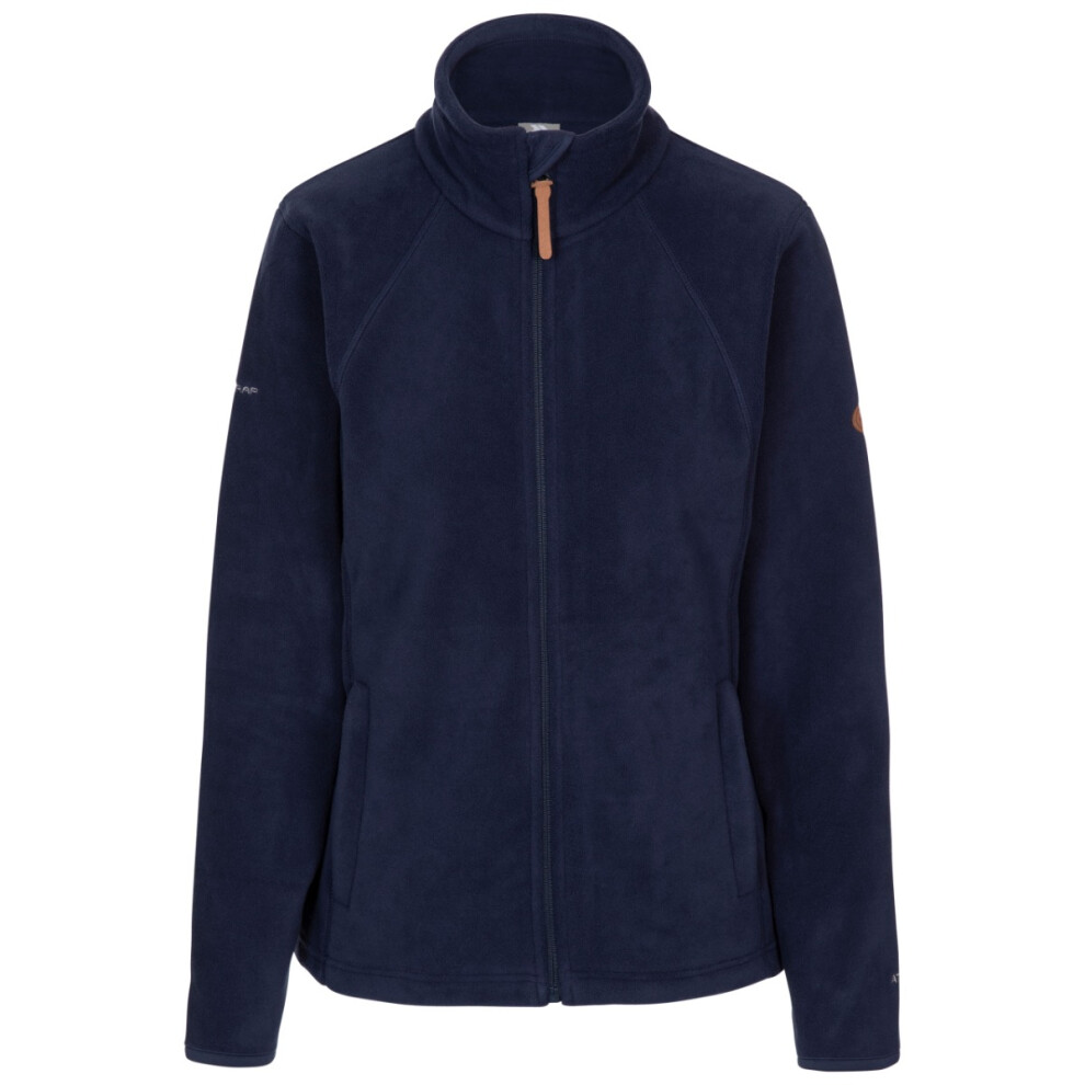 (10, Navy) Trespass Womens Fleece Full Zip Jacket Trouper