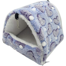 Sleeping Rodent Plush Toy Small House Hamster Hammock Toy Bed Hut For Guinea Pig Rabbit Chinchilla Ferret
