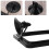 Beaphar 2 Pcs Fish Feeding Ring, Fish Safe Floating Food Feeder Circle ,Black 5