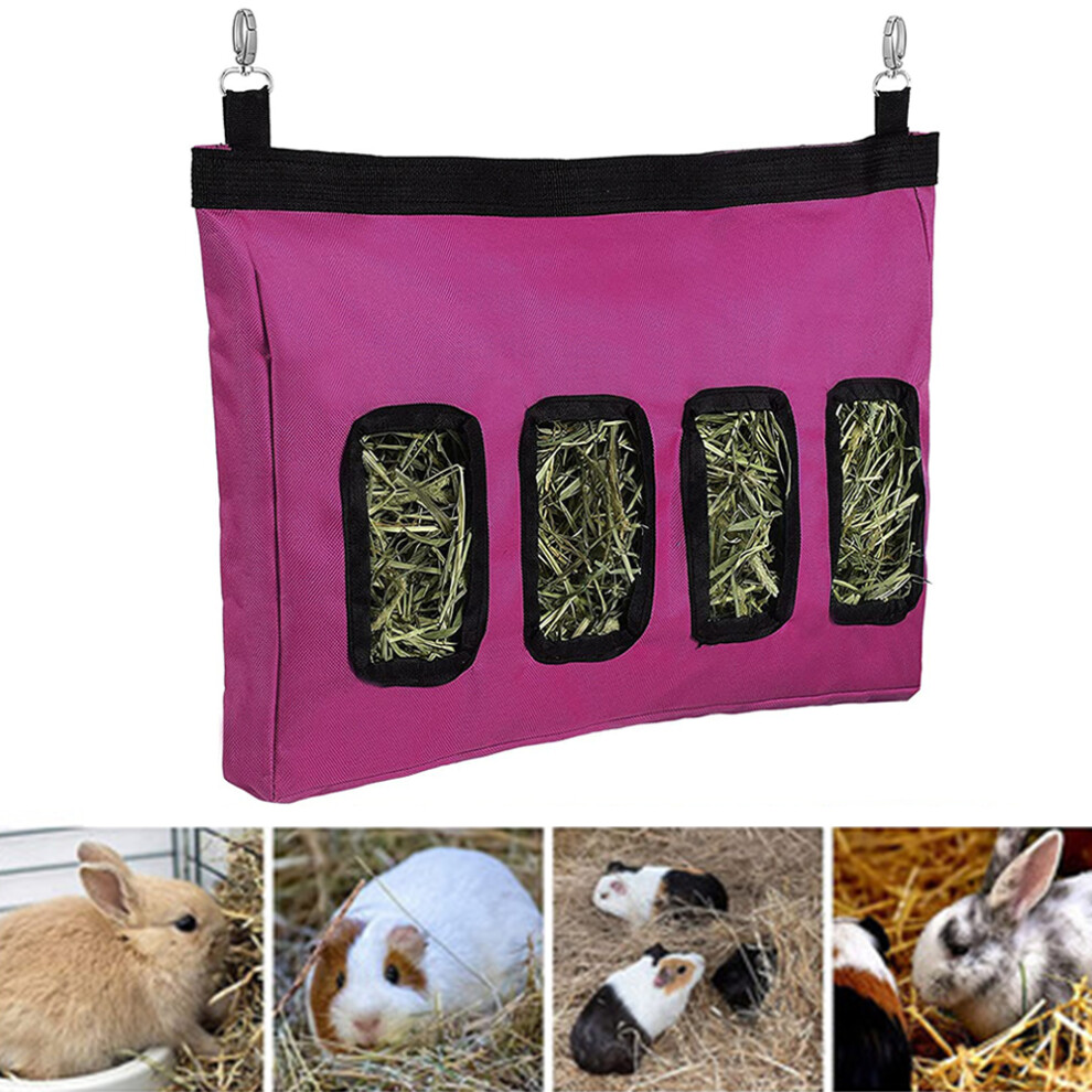 Rabbit Feeding Bag|Large 28*46*4 Rabbit Hay Bag-Red