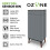 Tower Tower Ozone Sensor Bin with Legs, 65L, Hands Free Opening, Carbon Filter, Grey T938022GRY 3