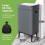 Tower Tower Ozone Sensor Bin with Legs, 65L, Hands Free Opening, Carbon Filter, Grey T938022GRY 4