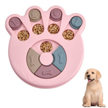 Dog Puzzle Toys For Puppies, Interactive Dog Puzzle Game Toy-Pinkpaw Print