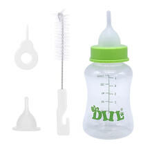 Kitten Puppy Feeding Bottles With Replacement Nipples,Pet Feeder,150Ml-Green