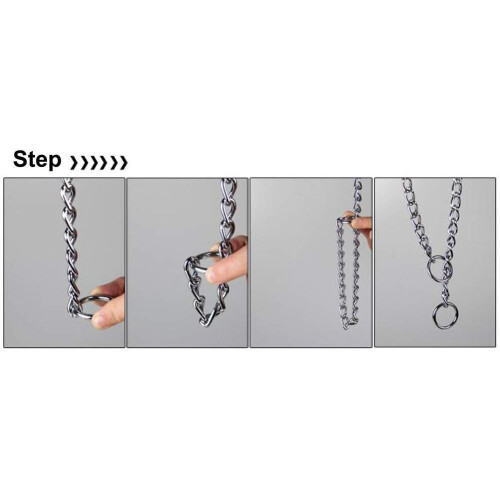 Premium Stainless Steel Choke Collarno Pull Dog Training Collar.-2.5Mmx50Cm 2