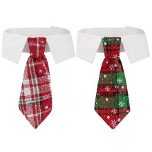 Pet Tie Dog Tie Adjustable Costume Dog Collar Ties Party Supplies Christmas Costume-L