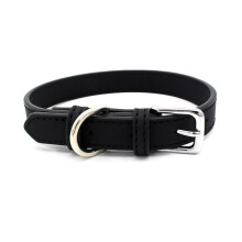 Tanpie Leather Collar For Small And Medium Dogs Soft Waterproof Padded Collar For Puppies