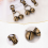 4Pcs Strings Pet Cat Bells Tracker Bell Brass With Keychain For Collars Vacuum Cleaner Silver 3