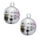 4Pcs Strings Pet Cat Bells Tracker Bell Brass With Keychain For Collars Vacuum Cleaner Silver 1