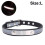 Soft Leather, Dog Collar With Individual Identification Tag-Blackl 2