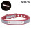 Soft Leather, Dog Collar With Individual Identification Tag-Reds 2