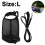 Small Pet Harness Bell, No Pull Comfort Padded Vest Durable Nylon-Blackl 1