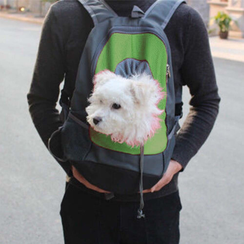 Comfortable Carrier Backpack, Puppy Pet Front Pack With Breathable-Greenm 2