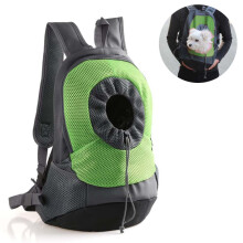 Comfortable Carrier Backpack, Puppy Pet Front Pack With Breathable-Greenm