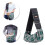 Pet Sling Bag Classic Checked Design Dog Cat Bag Shoulder,Green 1