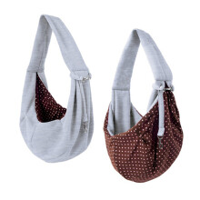 Dog And Cat Sling Carrier,Hands Free Reversible Pet Bag,Adjustable-Grey