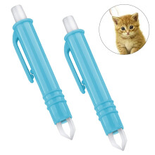 Pet Ixodes Extractor|2Pcs Pet Flea Clip-Light Blue