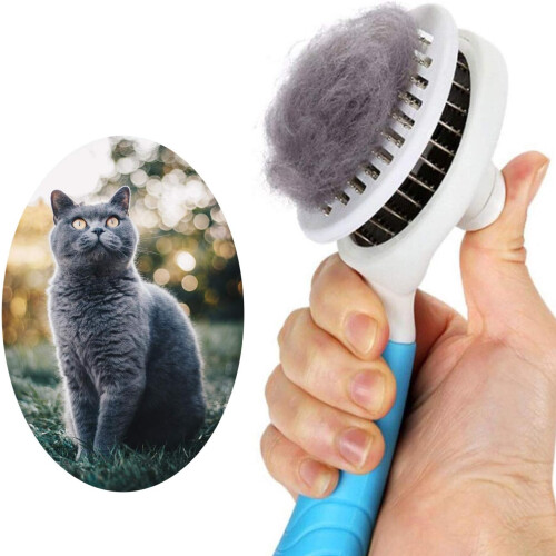 Grooming Rake Undercoat Brush For Dogs Long Hair, Long Tooth Undercoat Rake + Stainless Steel Dog Comb, Deshedding Tool Set For Husky Long-haired Cats