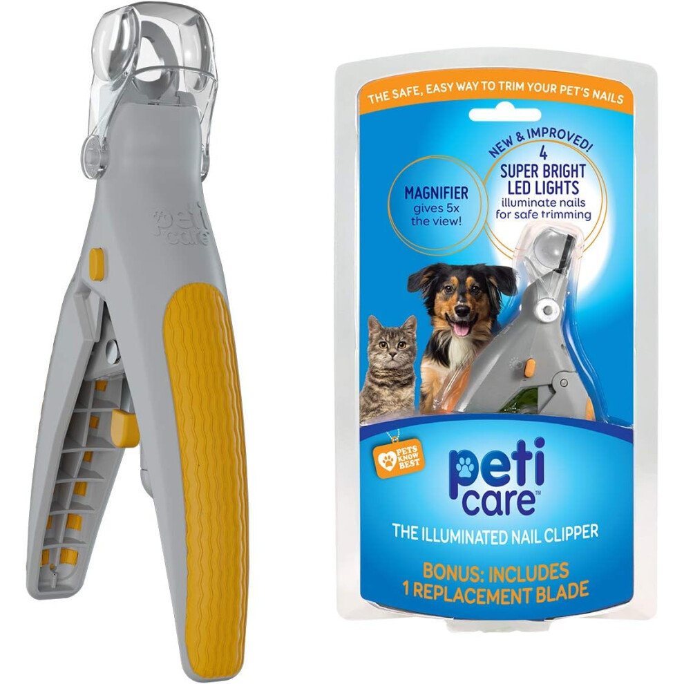 Led Light Pet Nail Clippers - Super Bright Led Light | Sharp And Durable Blades | Led Pet Nail Clippers For Dogs And Cats