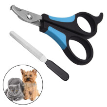 Cat Nail Clippers Stainless Steel, Pet Claw Scissors Trimmer Blue