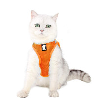 Ultralight Cat Harness And Leash Soft And Comfortable Running Jacket With Collar For Kitten Waterproof Suitable For Puppies Rabbits