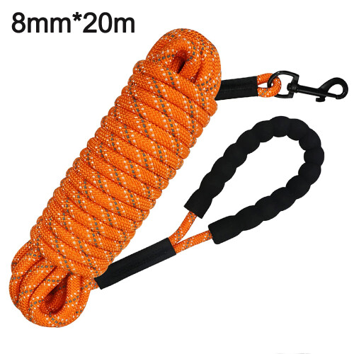 Long Dog Training Leash With Reflective Nylon Leg Camping Leash 1