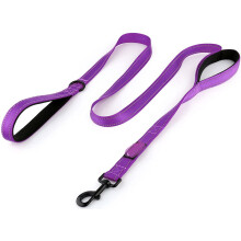 Dog Leash Designed For Large Dogs Or Medium-Sized Dogs For Training Reflective Leashes With Double Handles