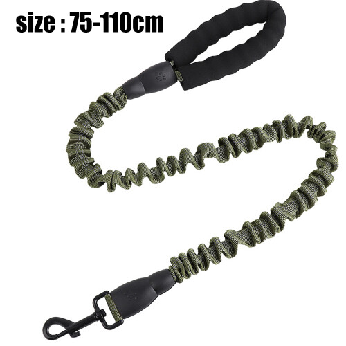 Reflective Stretch Dog Leash Elastic Dog Training Leash?Green? 1
