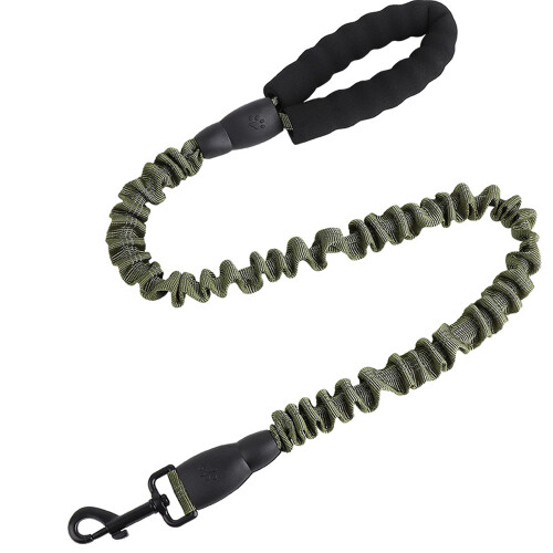 Reflective Stretch Dog Leash Elastic Dog Training Leash?Green?