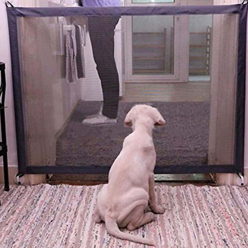 Magic Gate Pet Safety Enclosure, Portable Folding Safe Guard186*72 Cm.
