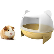 Hamster Bathroom?Yellow Hamster Bathroom Toilet Bathroom,Sand Bathroom Tub Tub For Mouse Rat Chinchilla Hamster?Random Color?