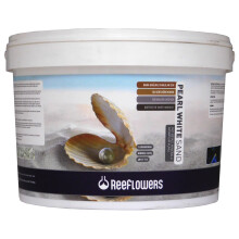 (25Kg, (0.5 - 1mm)) Reeflowers Pearl White Sand 7kg / 25kg Bucket Substrate Aquarium Fish Tank