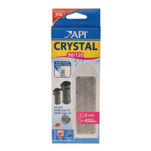 (API Crystal 90/120 Media 2-pack) API Superclean Media Crystal Filter Foam Filtration For Rena Aquarium Fish Tank