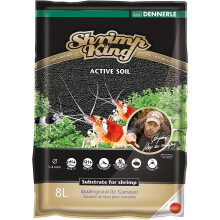 Dennerle Shrimp King Active Soil 8L Substrate Black 1-4mm Grain Breeding Japan
