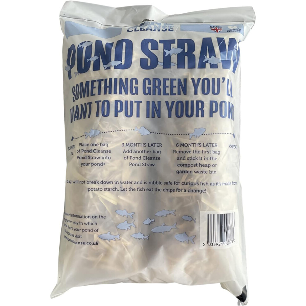 Aquacadabra (Twin) Pond Cleanse Barley Straw Algae Remover Natural Fish Safe Treatment