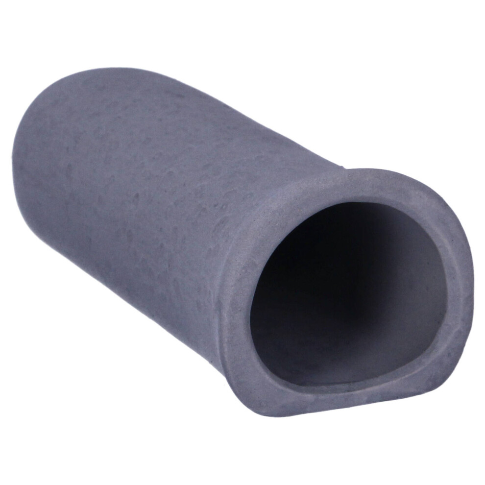 (Catfish Cave Grey 14x5) Shrimp Hideout Tubes Caves Ceramic Breeding Cave Small Nano Aquarium Fish Tank