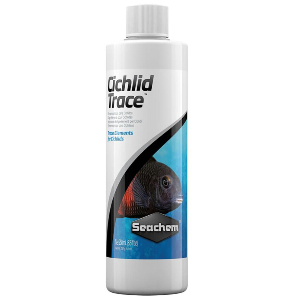 Seachem Cichlid Trace 250ml Fish Health Growth Marine Reef Aquarium Tank