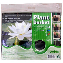 (25 x 25 x 20cm Square) VELDA WOVEN FLEXIBLE PLANT BASKET ROUND SQUARE GARDEN POND WATER FEATURE FISH