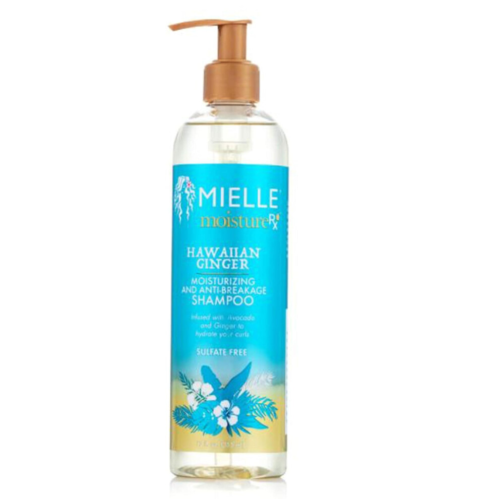 Mielle Moisture Rx Hawaiian Ginger Moisturizing And Anti-Breakage Shampoo 12 Oz