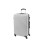 (Silver White) 3 Pcs Suitcase Set ABS Hard Shell 4 Wheel Trolley 4