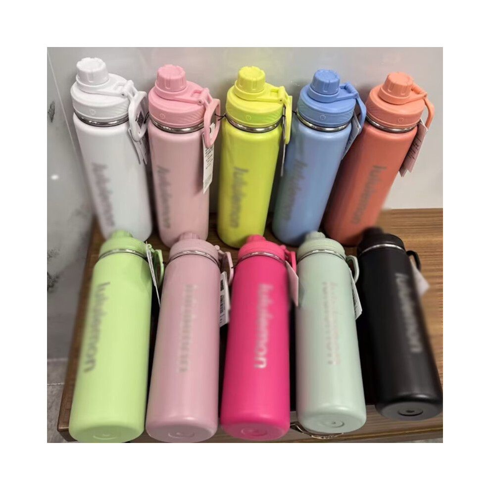 710ml Lululemon Back To Life Water Bottle Sports Vacuum Cup Stainless Steel 24oz