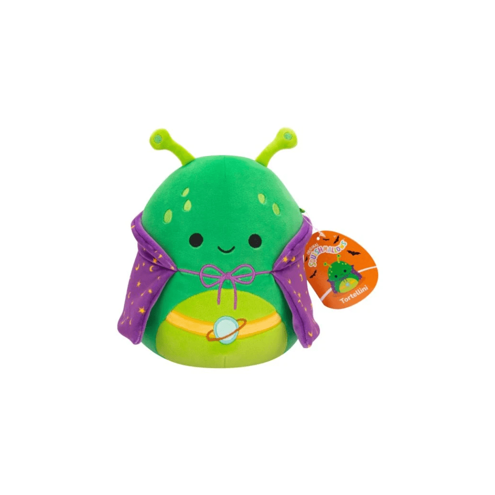 Squishmallow Kellytoy Halloween Plush 7.5" Tortellini the Alien