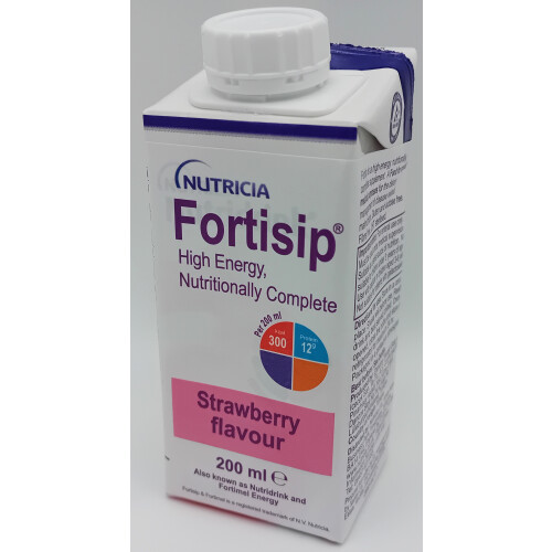 Fortisip Strawberry 200ml Pack of 12 - REF: FOR010 2